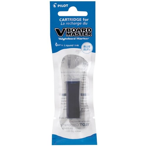 Pilot V Board Master Blue Whiteboard Marker Ink Refill Cartridge