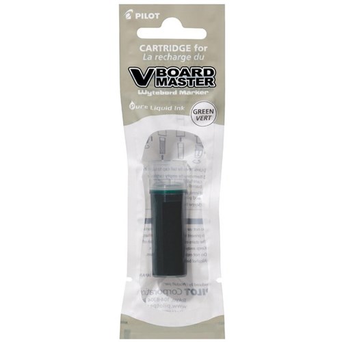 Pilot V Board Master Green Whiteboard Marker Ink Refill Cartridge