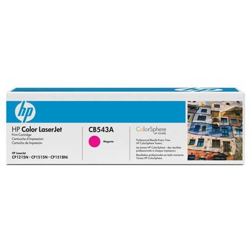 HP 125A Magenta Laser Toner Cartridge CB543A