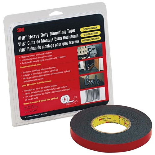 3M™ VHB™ 5952 Double-Sided Acrylic Foam Tape 19mm x 13.7m