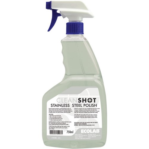 Ecolab Cleanshot Stainless Steel Polish Spray 750ml