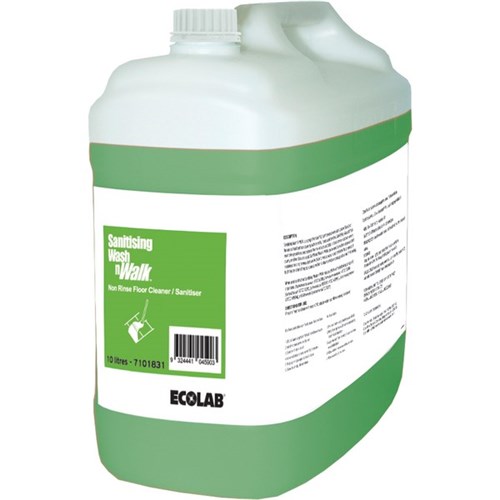 Ecolab Wash & Walk Floor Cleaner/Sanitiser 10L