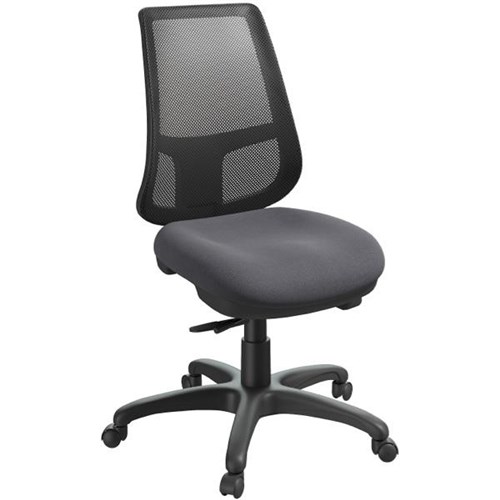 Strategy Synchro Chair Mesh Back Quantum Fabric/Storm/Black