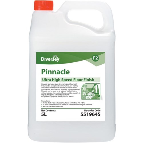 Diversey Pinnacle Floor Finish Ultra High Speed 5L