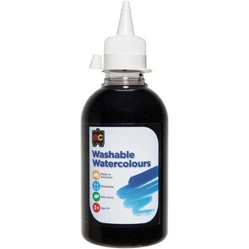 EC Watercolour Paint 250ml Black