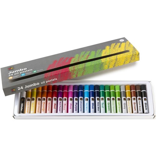 EC Jumbo Oil Pastels Standard Colours, Pack of 24