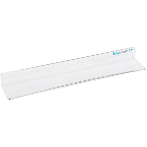 Boyd Visuals Whiteboard Pen Shelf Clear Acrylic