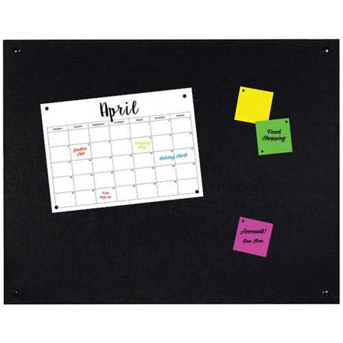 Boyd Visual PinPanel Noticeboard 900x1200mm Black