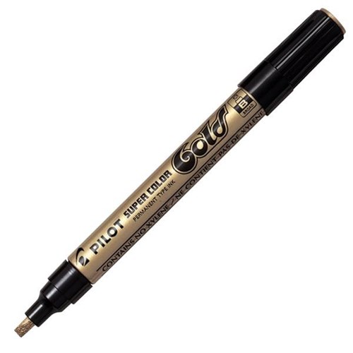 Pilot Gold Permanent Marker Broad Chisel