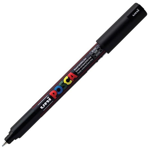 uni POSCA Black Paint Marker Pen Bullet Ultra Fine PC1-MRBK