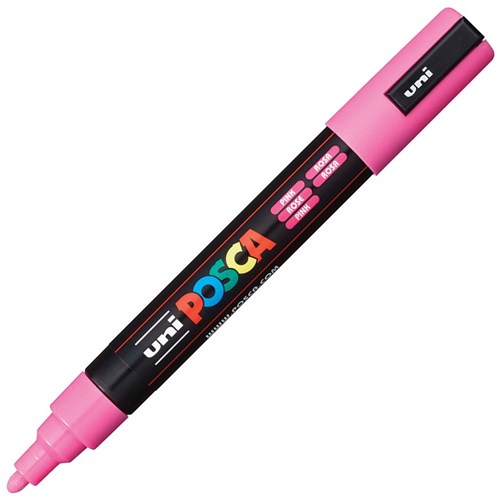 uni POSCA Pink Paint Marker Pen Bullet Medium PC5-MP