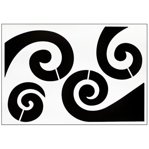 Stencil Koru