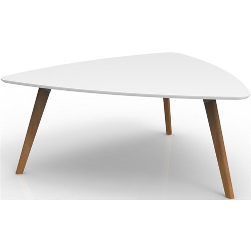 Fiord Meeting Table Triangular 1200mm Snowdrift/Ash Timber