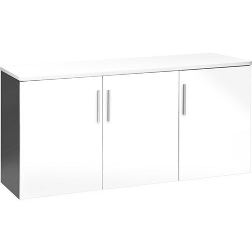 Emerge OC235 3 Door Credenza 1500x730mm White/Ironstone