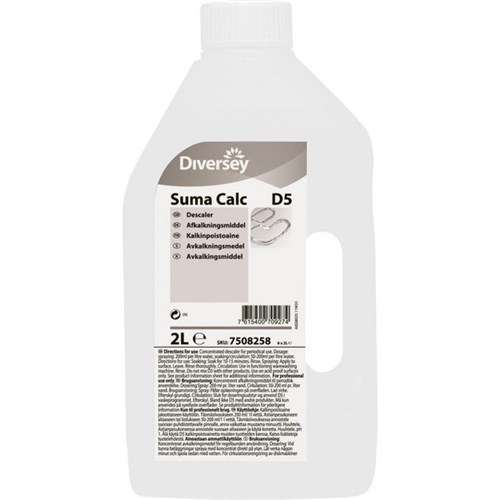 Diversey Suma Calc D5 Descaler Cleaner 2L