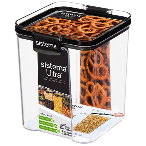 Sistema Ultra Square Plastic Container 920ml