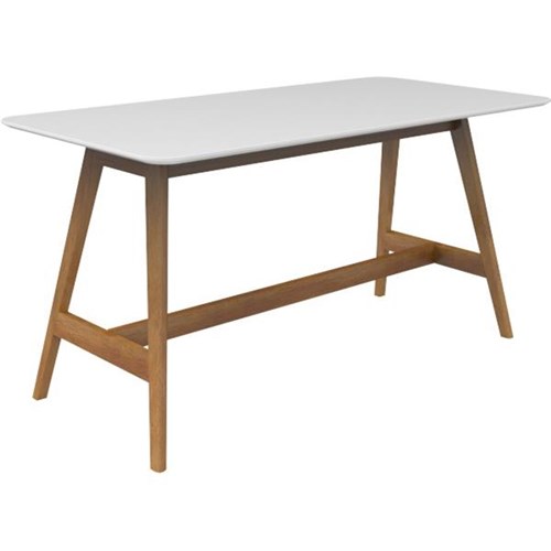 Fiord Leaner table 1800mm Snowdrift/Ash Timber