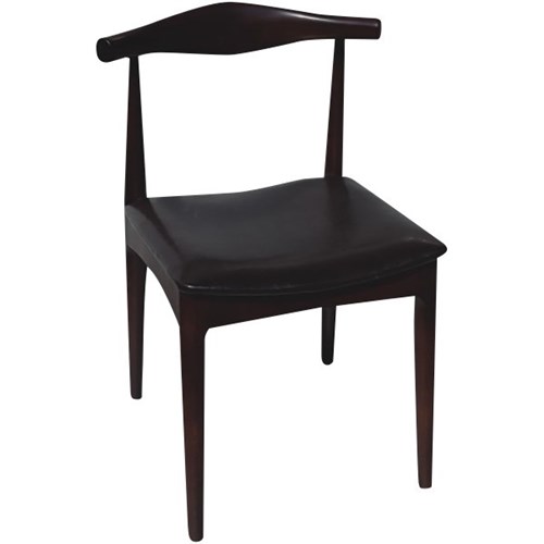 Marlin Visitor Chair Black/Elm