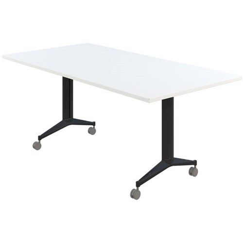 Fiord Flip Table 1200mm Snowdrift/Black