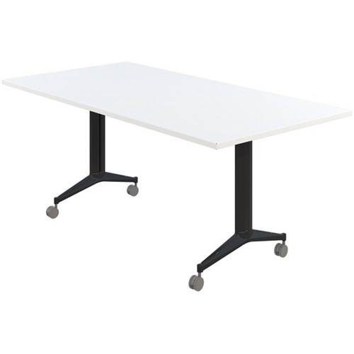 Fiord Flip Table 1500mm Snowdrift/Black