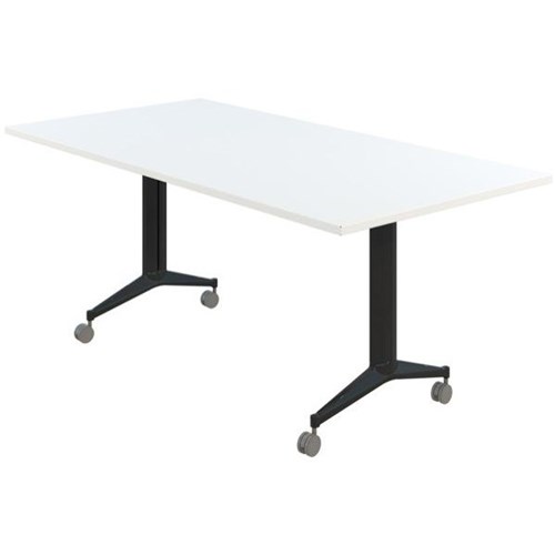 Fiord Flip Table 1800mm Snowdrift/Black