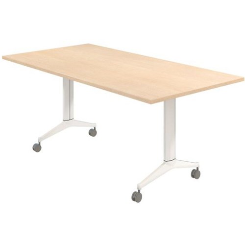 Fiord Flip Table 1500mm Refined Oak/White