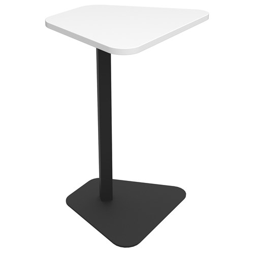 Switch Laptop Table 550mm Trapezium Snowdrift/Black