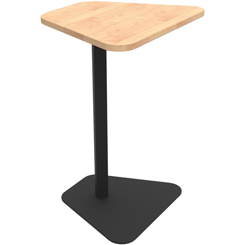 Switch Laptop Table 550mm Trapezium Refined Oak/Black