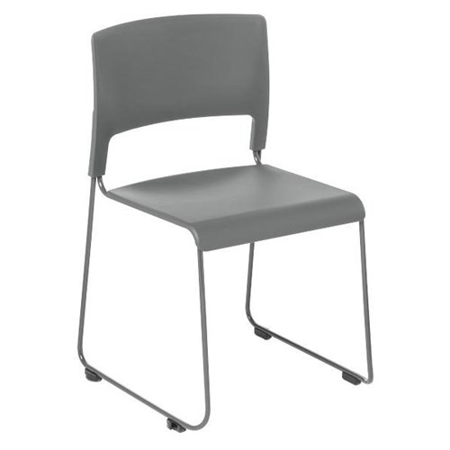 Slim Cafe Chair Grey