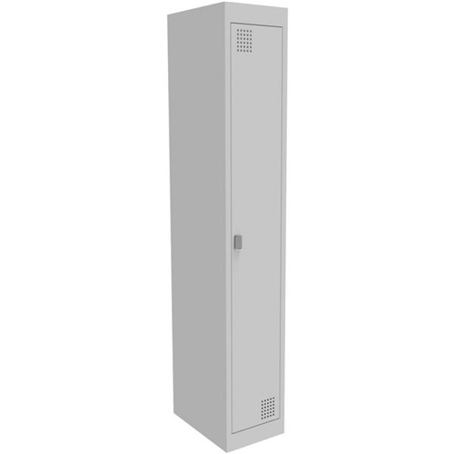 Proceed 1 Tier Locker 375mm Latch Lock Stone Grey