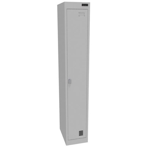 Proceed 1 Tier Locker 300mm Latch Lock Stone Grey