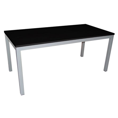 Kompact Meeting Table 1800x600mm Black/Silver