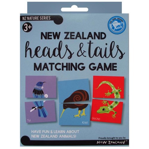 NZ Animals Heads & Tails Box Set