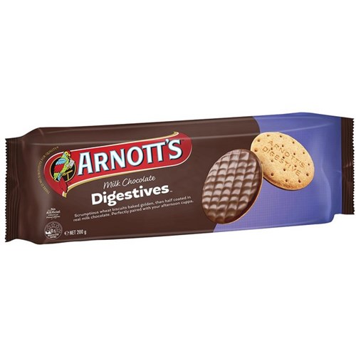 Arnott's Digestives Milk Chocolate Biscuits 200g