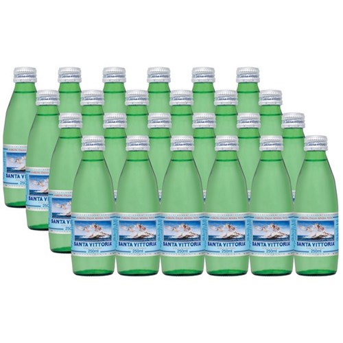 Santa Vittoria Sparkling Mineral Water 250ml, Carton of 24