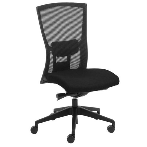 Domino Synchro Task Chair Mesh Back Black