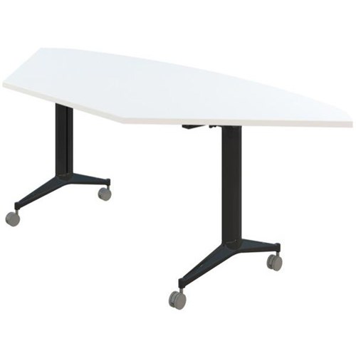 Fiord Flip Table Trapezoid Snowdrift/Black