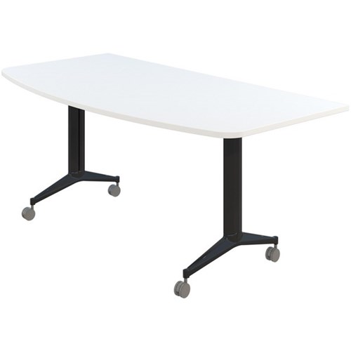 Fiord Flip Table D End Snowdrift/Black