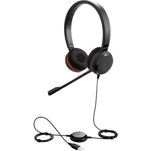 Jabra Evolve 20SE MS Stereo USB Wired Headset