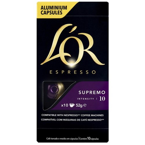 L'OR Espresso Supremo Coffee Capsules, Pack of 10