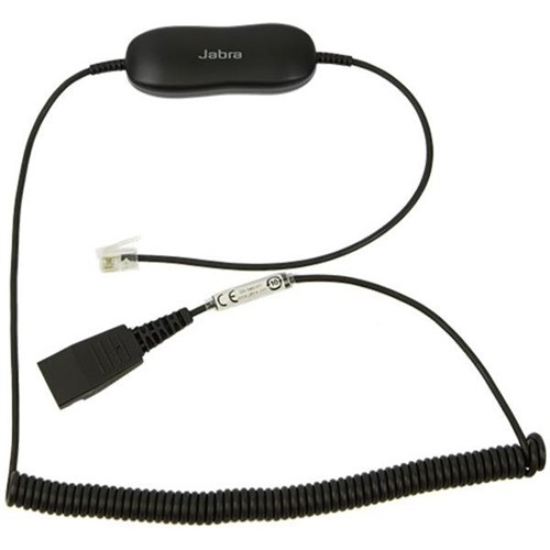 Jabra GN1216 Avaya Curly Audio Cord Cable Adapter 2m