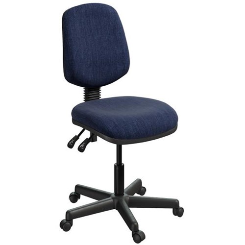 Studio Task Chair High Back 3 Lever Keylargo Fabric/Navy