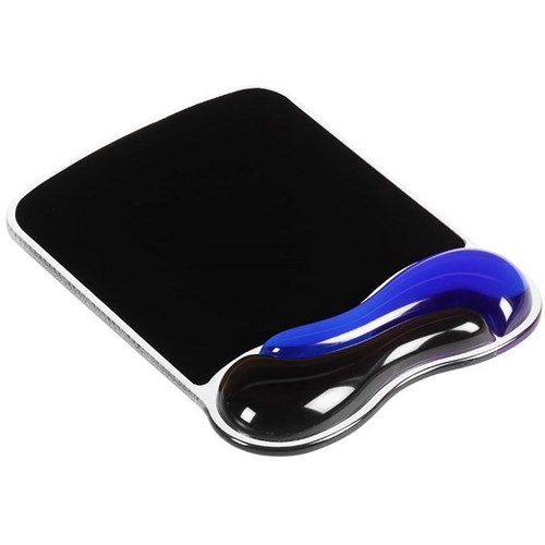 Kensington Wrist Rest & Mouse Pad Duo Gel Blue/Black