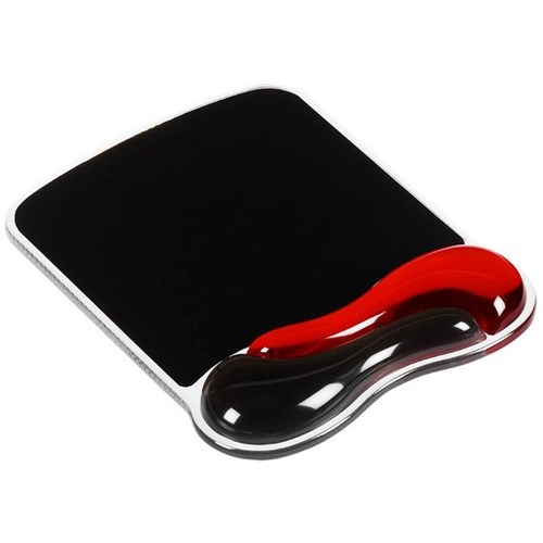 Kensington Wrist Rest & Mouse Pad Duo Gel Red/Black