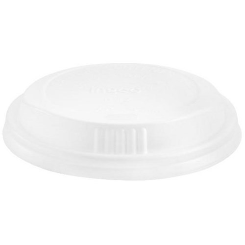 BioPak Compostable Cup Lids 80mm, Carton of 1000