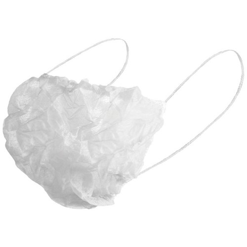 Eagle Beard Cover Double Loop White, Carton of 1000