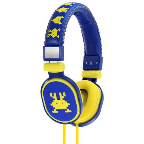 Moki Popper Martian Blue Wired Headphones