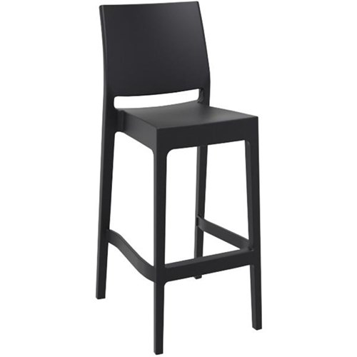 May May Bar Stool 750mm Black