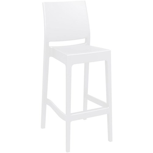 May May Bar Stool 750mm White