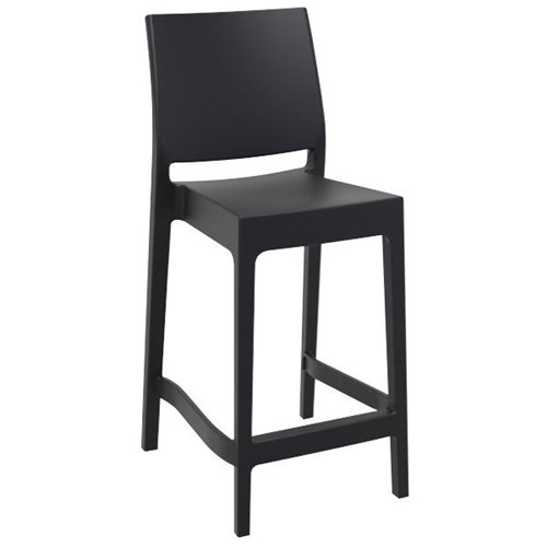 May May Kitchen Stool 650mm Black